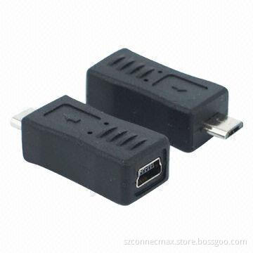 Micro to mini USB adapters with 480Mbps data transfer speed